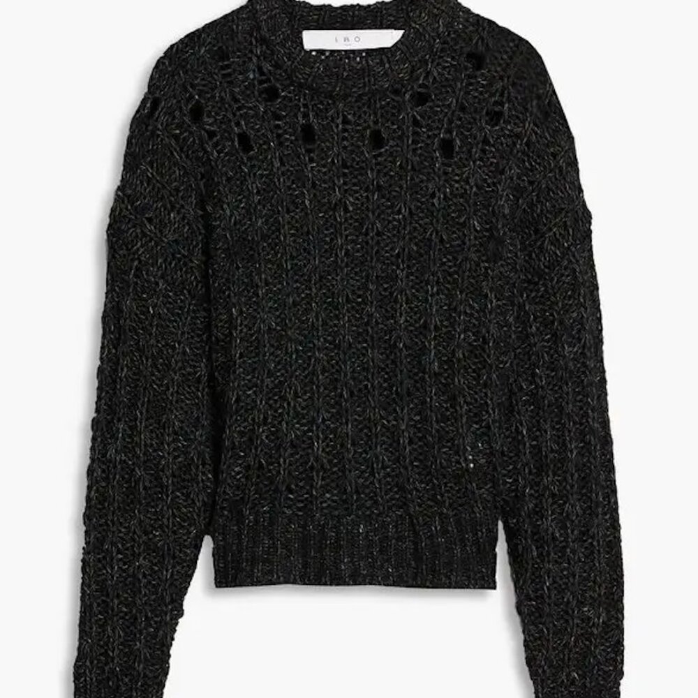 IRO PARIS  wilie openknit sweater